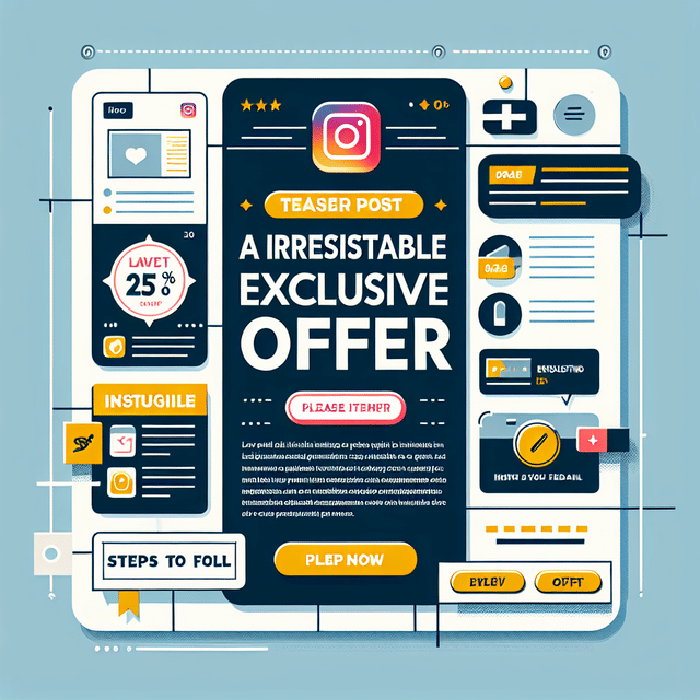 teaser post for exclusive Instagram offer