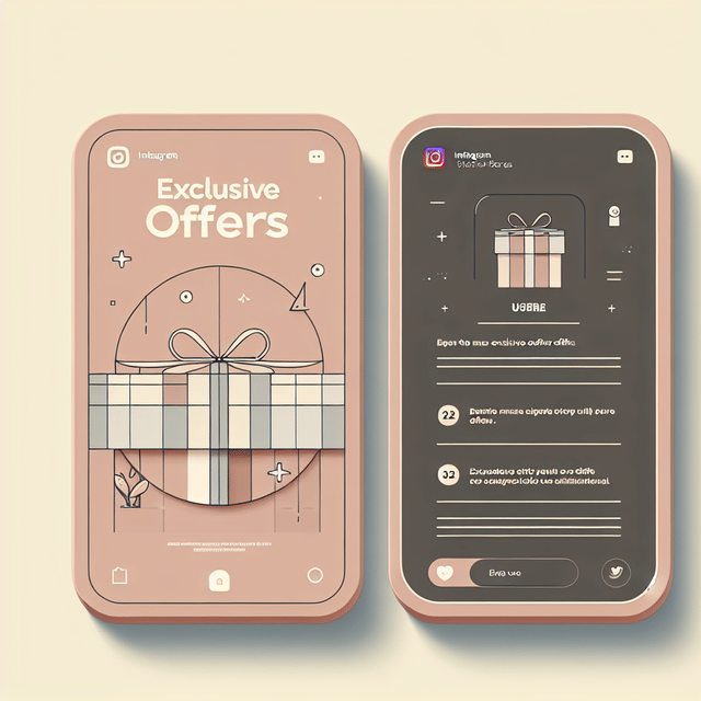 Instagram Stories highlight for exclusive offers