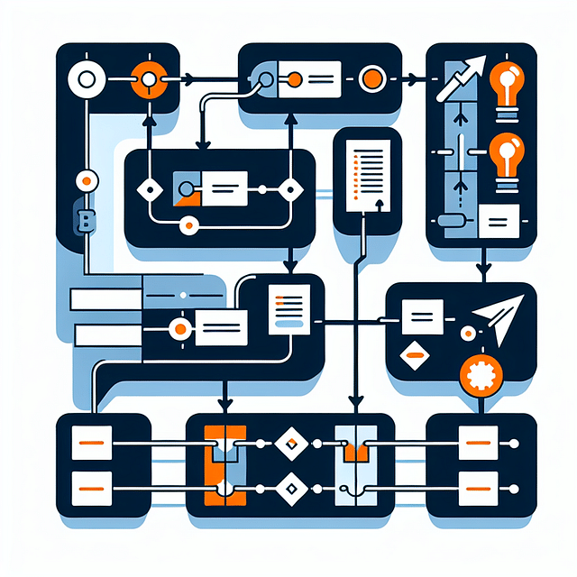 flowchart showing strategy adjustment and optimization process