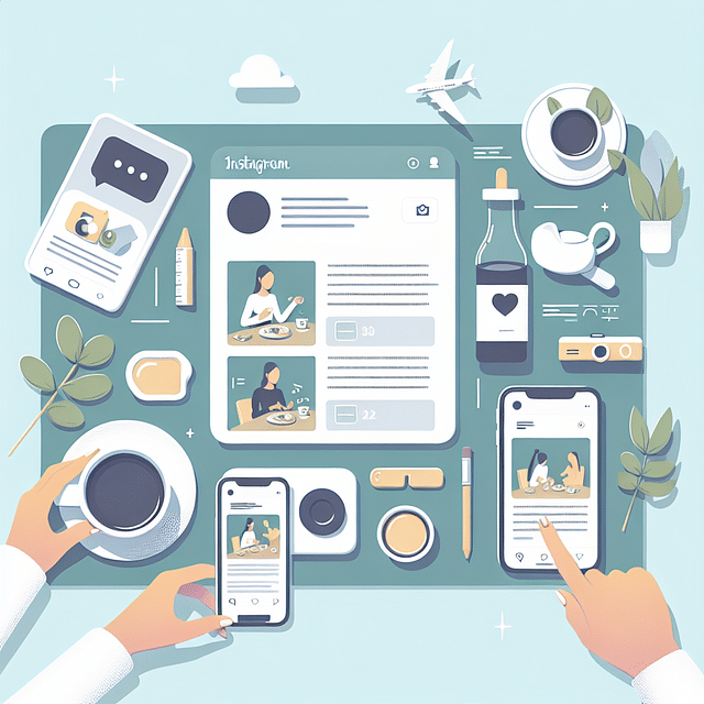 Instagram post with an engaging caption