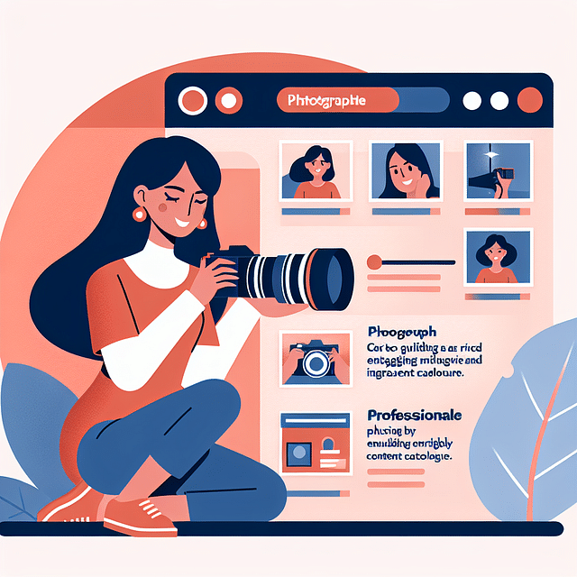 photographer taking pictures for social media content