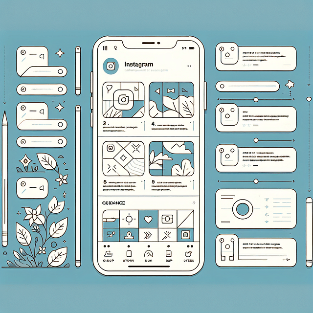 Clean Instagram layout with ample negative space