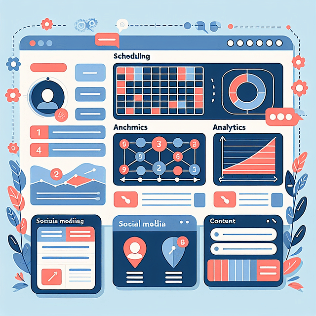 social media scheduling dashboard