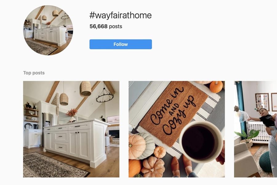 WayfairAtHome customer photos