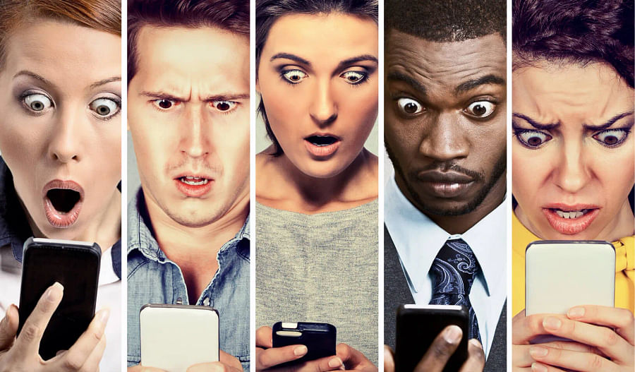 Collage of Viral Social Media Posts