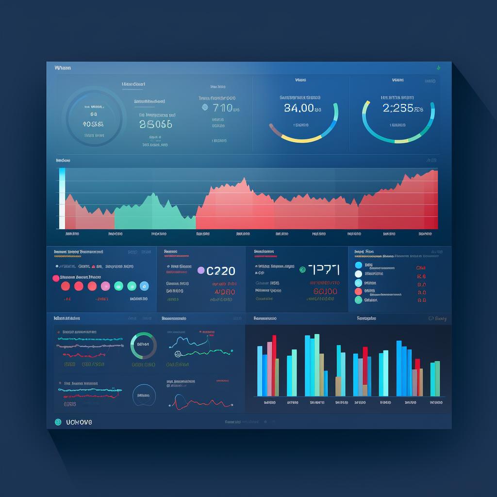 An analytics dashboard showing hashtag performance